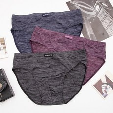 남성 부드러운 스페이스 삼각팬티3p