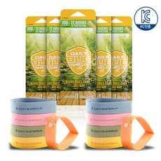 디펜드세이프 데일리버그쉴드 썸머팔찌 밴드 여름 여행용 유아 성인 동남아 썸머밴드 개별포장 KC인증 여름철 필수아이템 10개, 10g