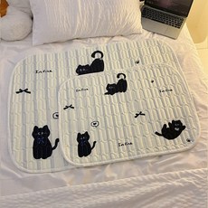 5겹 오염방지 블레오 블랙캣 생리 방수패드 성인용 매트