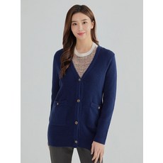 올포유 모델착장 여성 솔리드 브이넥 니트 롱가디건 ALSCL8421915 2469538