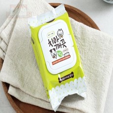 반려동물물티슈 바디 캡 치아깨끗 고양이 티슈 30매, 1개, 1