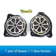 오토바이 경적 서브 W205 베이스 레인지 자동차 벤츠 확성기 스피커 W213 수리 트위터 미드 C 혼 오디오 E X253 우퍼 호환 GLC 시리즈용, Bass 2 pcs