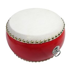 R-STYLE 키즈 퍼커션이나 북 연습에 본격 우피장 북 세트(표준 사이즈(직경 24cm×높이 14cm) 죽타악기 포함 모델)