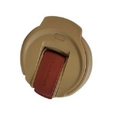 樂扣樂扣玻璃杯配件：防漏矽膠塞子，一蓋兩用密封堵頭, LLG613咖啡色蓋, 1個