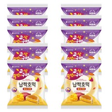 롯데웰푸드기린 납짝호떡 꿀고구마 92g 10개
