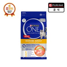 퓨리나원 캣 7세이상 노령묘 건식사료, 닭, 1.4kg, 1개