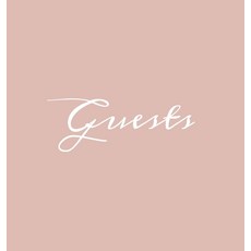 (영문도서) Guests Hardcover Guest Book: Blush Pink Guestbook Blank No Lines 64 Pages Keeps... Hardcover, Murre Book Decor, English, 9781951373047