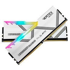 AITC KINGSMAN VERTEX RGB DDR5 6800 32GB 雙通道記憶體 (白), KSD516GC68C34VTR, 1套