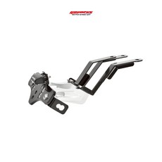 GOWORKS DRG2 上移牌架 改裝大牌 買一送三 DRG2.0 鋁合金上移後牌架 二代龍後牌架上移, 1個, 銀,+短土除+牌照燈蓋