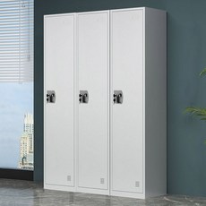 철제 락커 캐비넷 사무용 사물함 옷장, 1단, 그레이