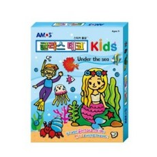 아모스 유아용 글라스데코 스티커 언더더씨, 7개 X1개