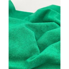 면 단면테리원단 타올지 다이마루 쨍한 그린 츄리닝 맨투맨 담요 샤워가운