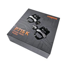 마진 P715 페달형 파워미터 룩클릿 시마노클릿 로드자전거 클릿페달, 블랙, 1.5C