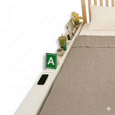 주문제작가능 아이린 침대틈새 사이드테이블 틈새수납, 틈새수납-A[기본형]-화이트