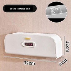 편리한 속옷정리함 서랍 타입 속옷 보관함 공간 절약 옷장 캐비닛 오거나이저 벽걸이 양말 브래지어 플라스틱 용기 깔끔한 수납, 1) For Socks Underwear, 1개