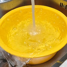 다용도대야 세면 미니대야 플라스틱 휴대용 캠핑 여행 발담그기 소형 물받이그릇, 1개