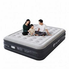 CHILLSUN 40cm 350kg 에어 베드 에어 매트 더블 사이즈 에어 베드 전동 펌프 내장
