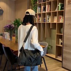 DNIY 메탈릭 여행용 빅 헬스 보스턴백