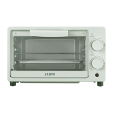 聲寶SAMPO 8L電烤箱 KZ-SA08/小烤箱，迷你輕巧，多功能烘烤，節能省電，透明玻璃門