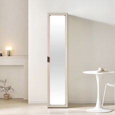 가이온 데센트 LPM 400 거울도어 옷장 장농, 모카그레이