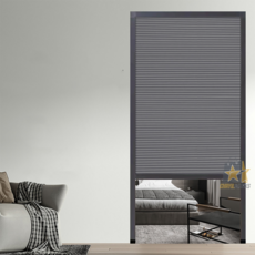 렘코 허니콤 도어블라인드 무타공 상하조절 중문 맞춤제작