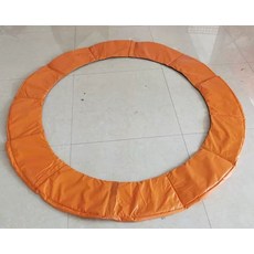 일상감각 대형 트램펄린 덮개 원형 충돌방지 보호패드 녹, 오렌지 PVC 해면 패드 15피트 직경 4.57m