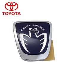 PP保勁 JDM 逸品 日本原廠 TOYOTA MR-S MR2 前保桿 車標 銘牌 貼紙, 1個