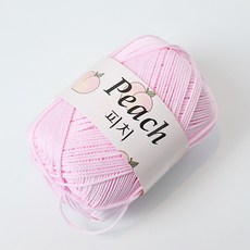 피치(80g) 1팩(4볼) 뜨개실, 4개, 104 베이비핑크