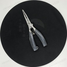 路亞控魚鉗 格子紋不銹鋼路亞鉗 控魚器 開環綁綫摘鈎鉗 釣魚專用控魚鉗 取魚鉗 夾魚鉗 路亞鉗 綁鉤鉗 多功能路亞鉗, 格子紋組合系列[裸鉗], 1個