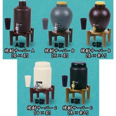 J.DREAM 日式燒酎甕模型轉蛋 古老罈子陶罐 全5款, 1個, 不補 整套 4A091