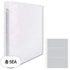 데얼스 포토포켓 베이직 포카바인더 3포켓, 반투명, 50매, 5개