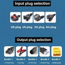 72V 1-8A 1-9.5A 1-15A 1-20A 조절 전류 리튬 배터리 충전기 LED 고출력 자전거 고속, 01 번들 2, 03 84V, 01 1-8A