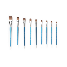 [동화오피스] 화홍 구성붓 926 낱자루 01호~12호 / 아크릴 납작 평붓 브러쉬, 1개, 01호