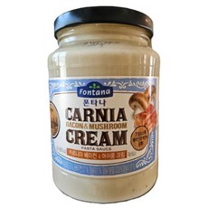 폰타나 카르니아 베이컨&머쉬룸 크림 파스타소스 430g, 6개