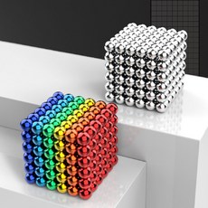 라라공방 네오큐브 자석 블럭 5mm 216p, 레인보우, 1개