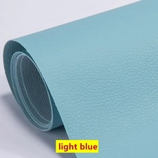 자기 접착식 가죽 소파 PU 직물 패치 자동차 인테리어용 스티커 수리 250x137cm, 149, light blue
