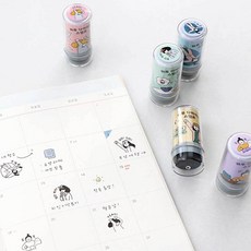 꾸미기 다꾸 스탬프 잉크내장 데코 다이어리 도장 96546PC 1(PC)