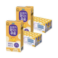 매일 소화가잘되는우유 바나나 멸균, 190ml, 1개