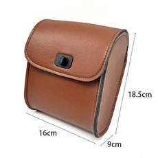 자전거 빈티지 가죽 핸들 백 스쿠터 방수 가방, B