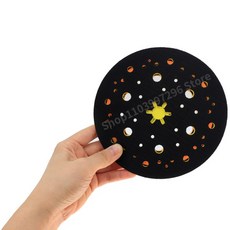 1PC 6인치(150mm) 훅앤루프 에어 샌더/폴리셔용 백킹 패드 5/16인치 24구 무진동 DA 샌딩 13000RPM, 01 1PC