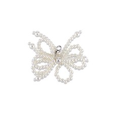 OTZ 진주 플라워 리본 슈 참 FLOTFA3A11 311856