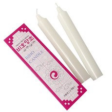 비호양초 기둥초(2개입) 제사초 촛불 캔들 파라핀 초, 1개