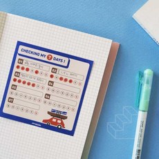 7일간의 실천 업무체크리스트 습관플래너