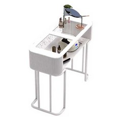 네일 테이블 네일아트 가구 책상 1인 작업 뷰티 살롱, 1개, 0.8m 유리 테이블