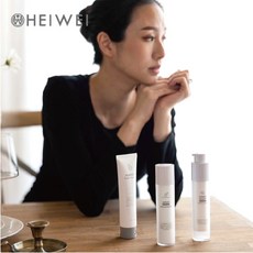 【HEIWEI 何謂美】洗安蜜懶人保養組 洗面乳、精華液、乳霜, 1個