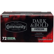 진하고 풍부한 에스프레소 다크 로스트 커피 캡슐