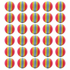 실내 골프 연습볼 연습용 골프공, 30개, EVA 연습볼 레드