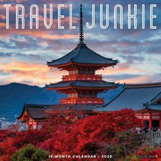 (英文圖書)Travel Junkie 2026 12 X 12 Wall Calendar Spiral, Willow Creek Press Calendars, 英文, 螺旋裝訂