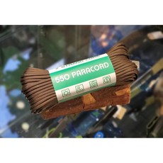 MONSTER多用途傘繩 30米 550磅 抗UV 愛露愛玩, 1個, 咖啡色