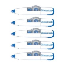 플러스 회전형 수정테이프 5개입 QZ55, 5개, 화이트